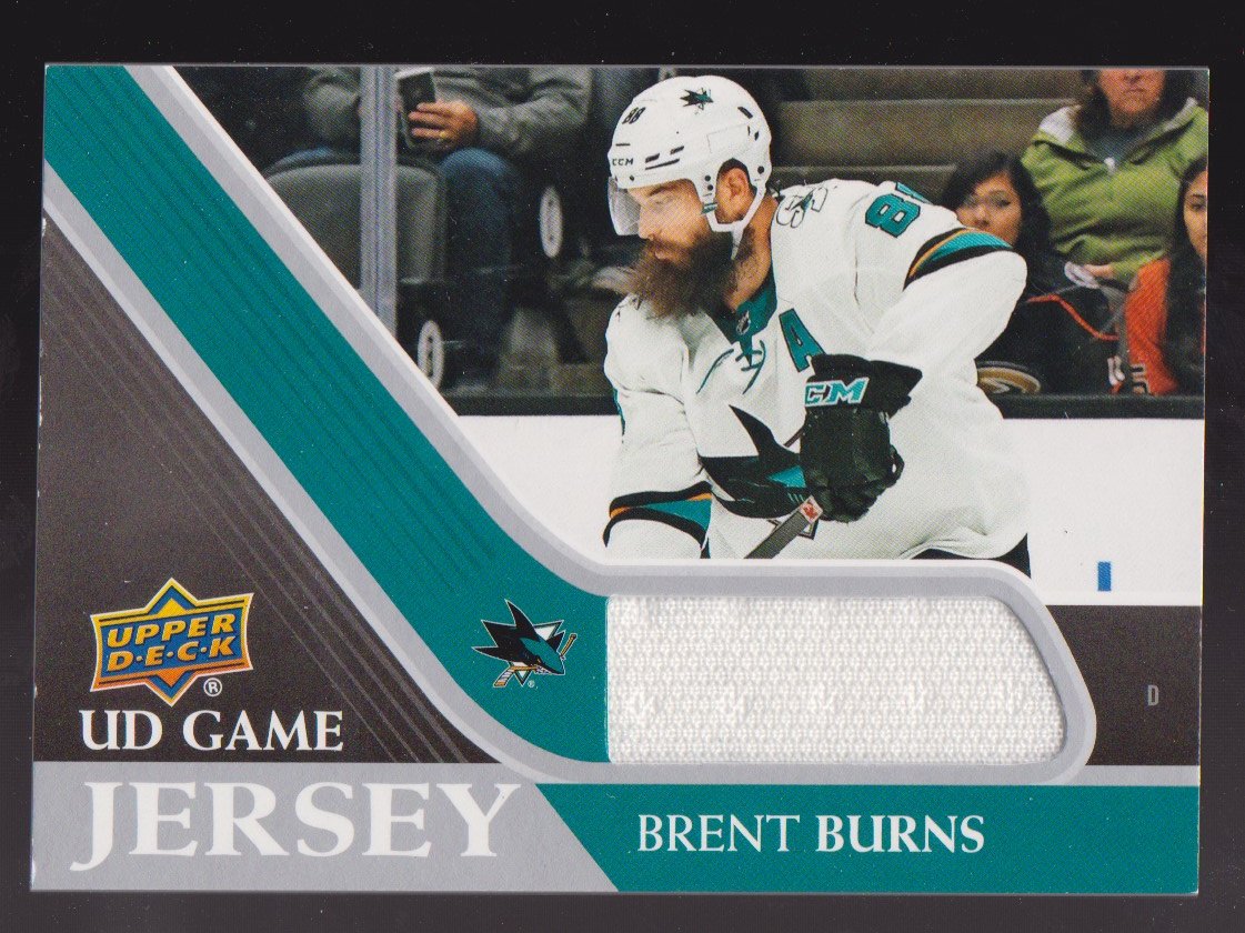 (image for) 2020-21 Upper Deck Game Jerseys #GJBB Brent Burns